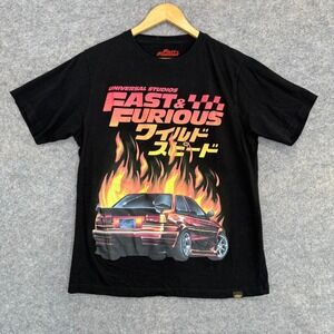 Fast & the Furious Pull & Bear Limited Edition Shirt Men XL Japanese Graphic Tee
